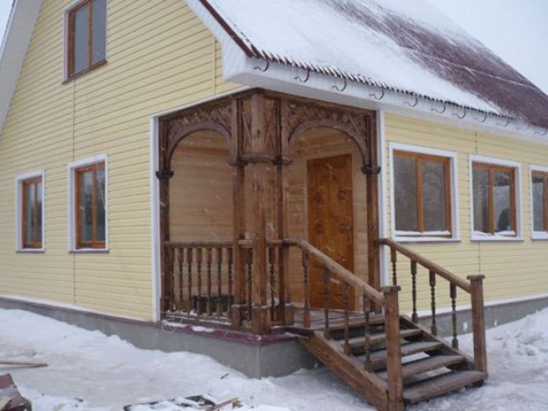 Дизайн крыльца частного дома